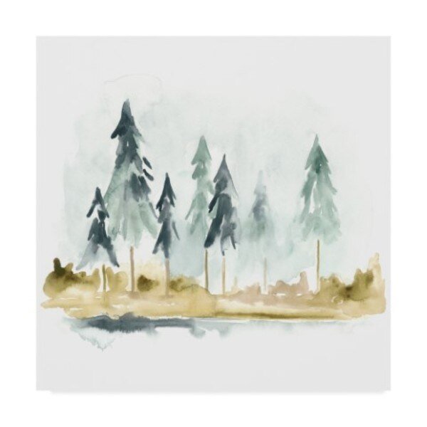 June Erica Vess 'Lake Shore I' Canvas Art, 14x14, Trademark Fine Art, Mfr#: WAG04560-C1414GG